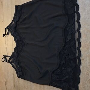 Express Black Floral Lace Downtown Cami